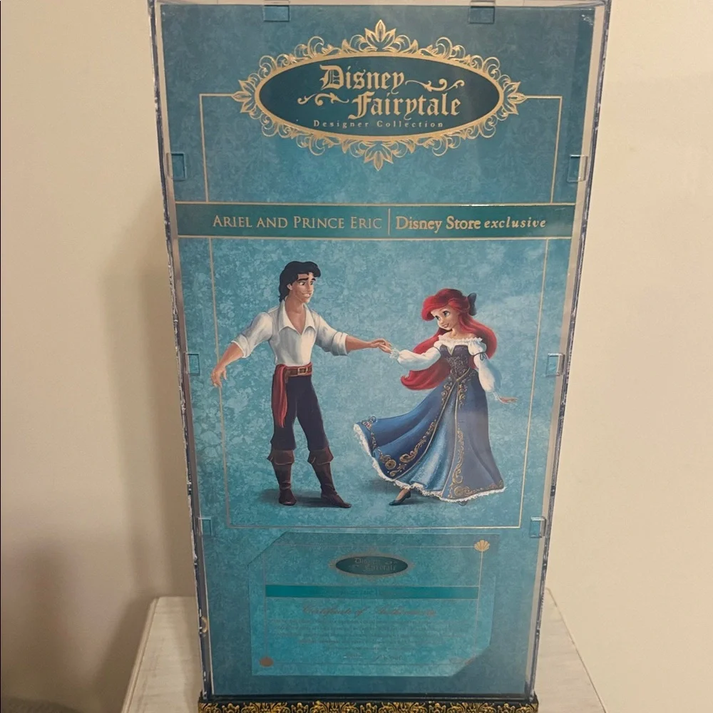 Disney Fairytale Collection Ariel and Eric in Blue and White - Picture 7 of 8
